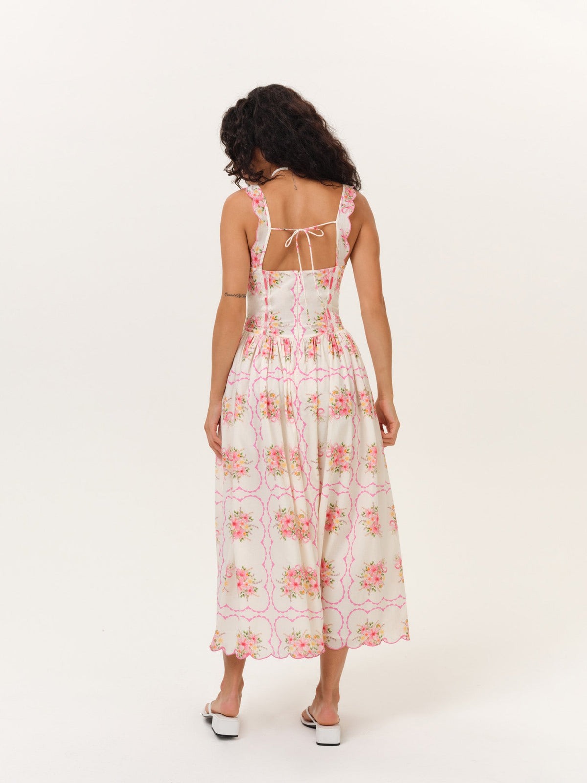For Love & Lemons Tea Time Midi Dress