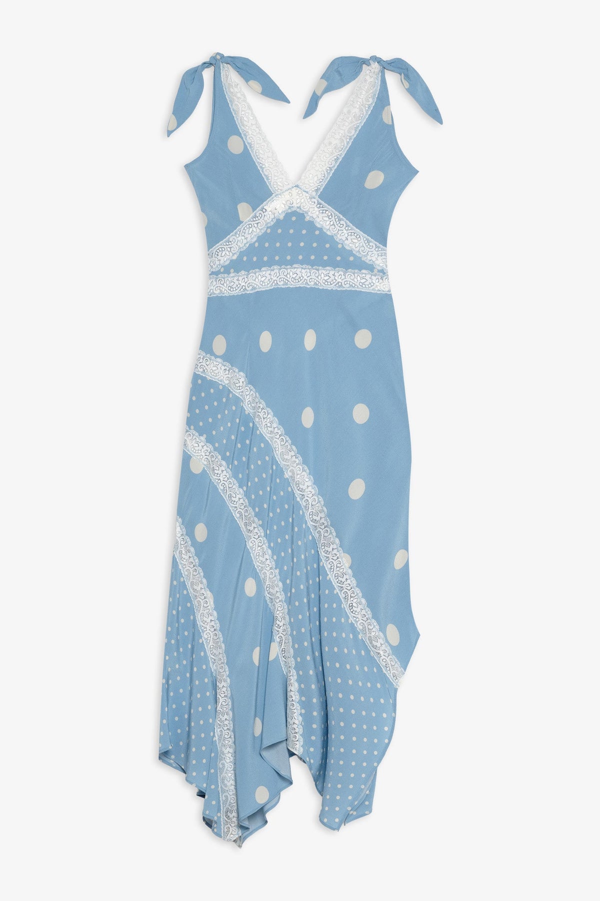 For Love & Lemons Stormie Dot Midi Dress