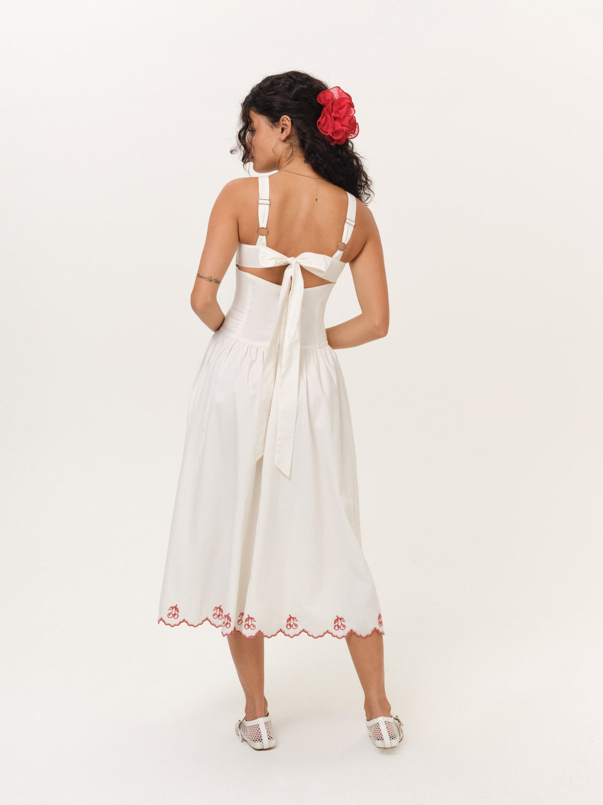 For Love & Lemons Emma Midi Dress