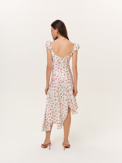 For Love & Lemons Cherry Mae Midi Dress