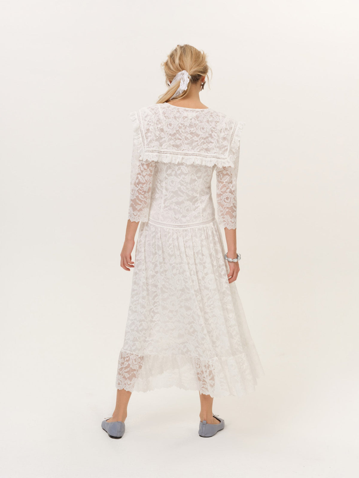 For Love & Lemons Lost at Sea Midi Dress