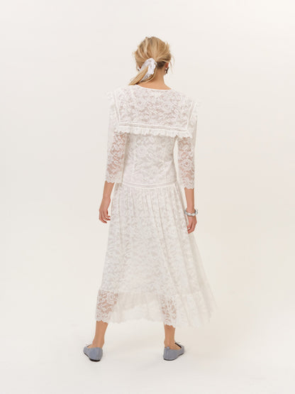 For Love & Lemons Lost at Sea Midi Dress