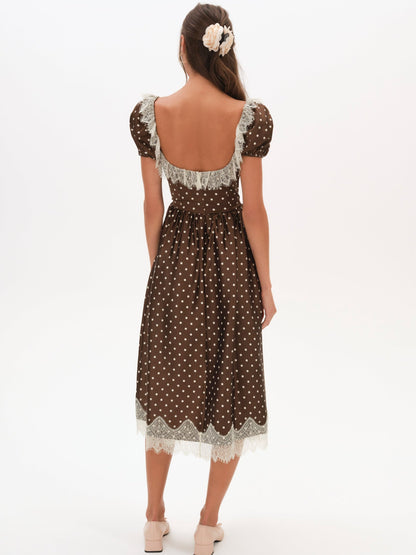 For Love & Lemons Ines Midi Dress
