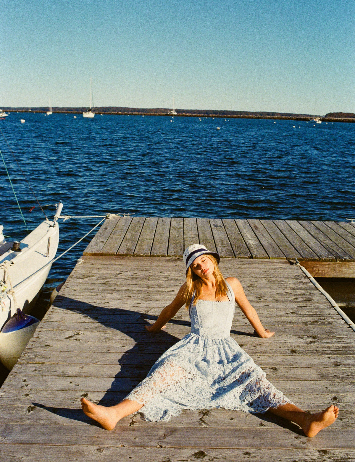 For Love & Lemons Lakeside Midi Dress