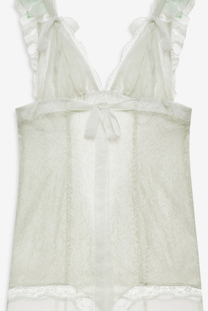 For Love & Lemons Delicate Lace Maxi Dress