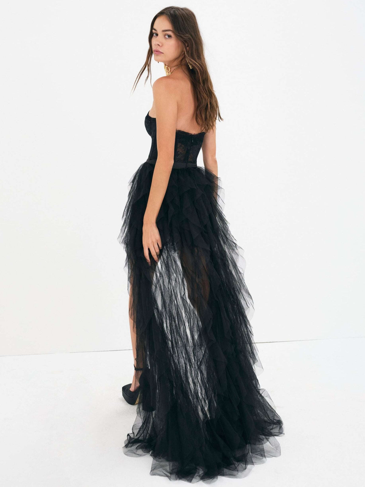 For Love & Lemons Bustier Gown