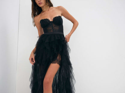 For Love & Lemons Bustier Gown