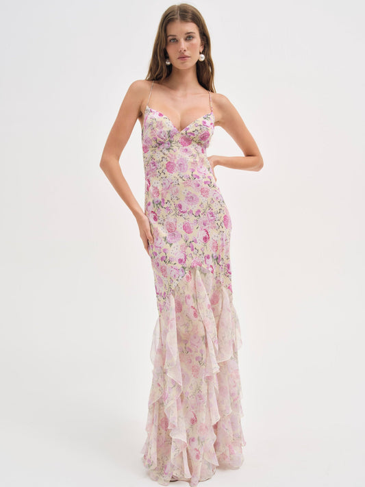 For Love & Lemons Elea Maxi Dress