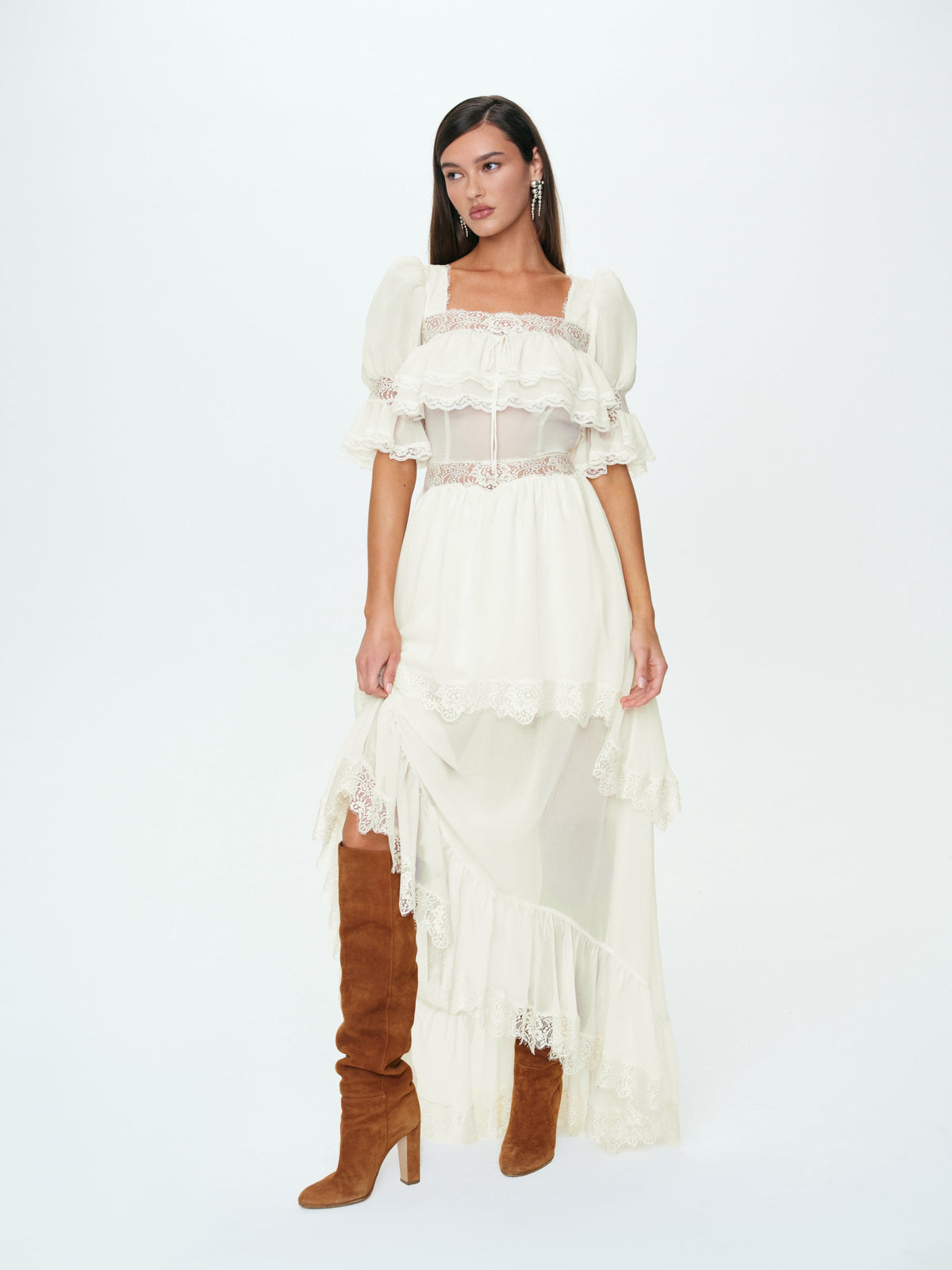 For Love & Lemons Mabel Maxi Dress