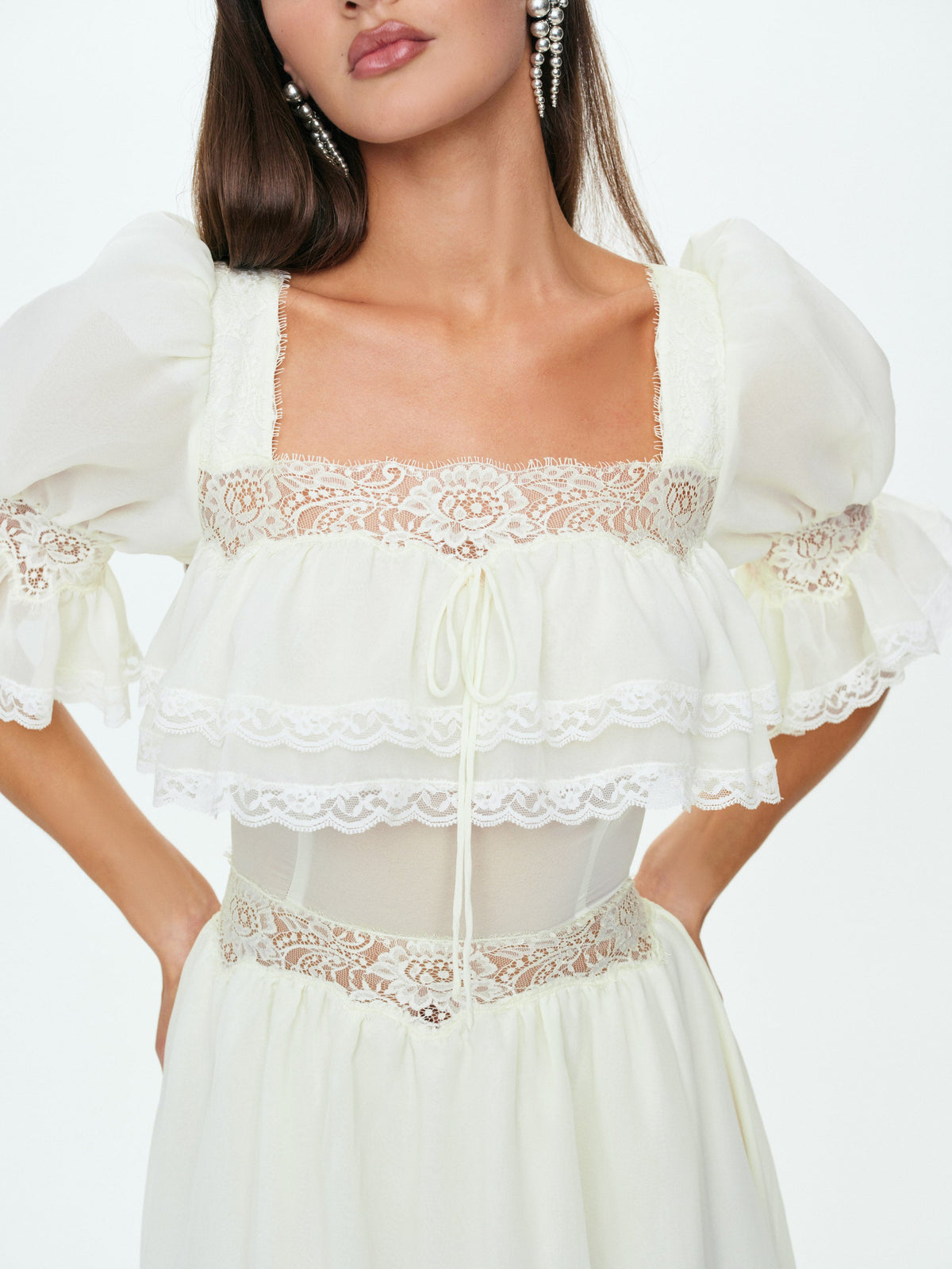 For Love & Lemons Mabel Maxi Dress