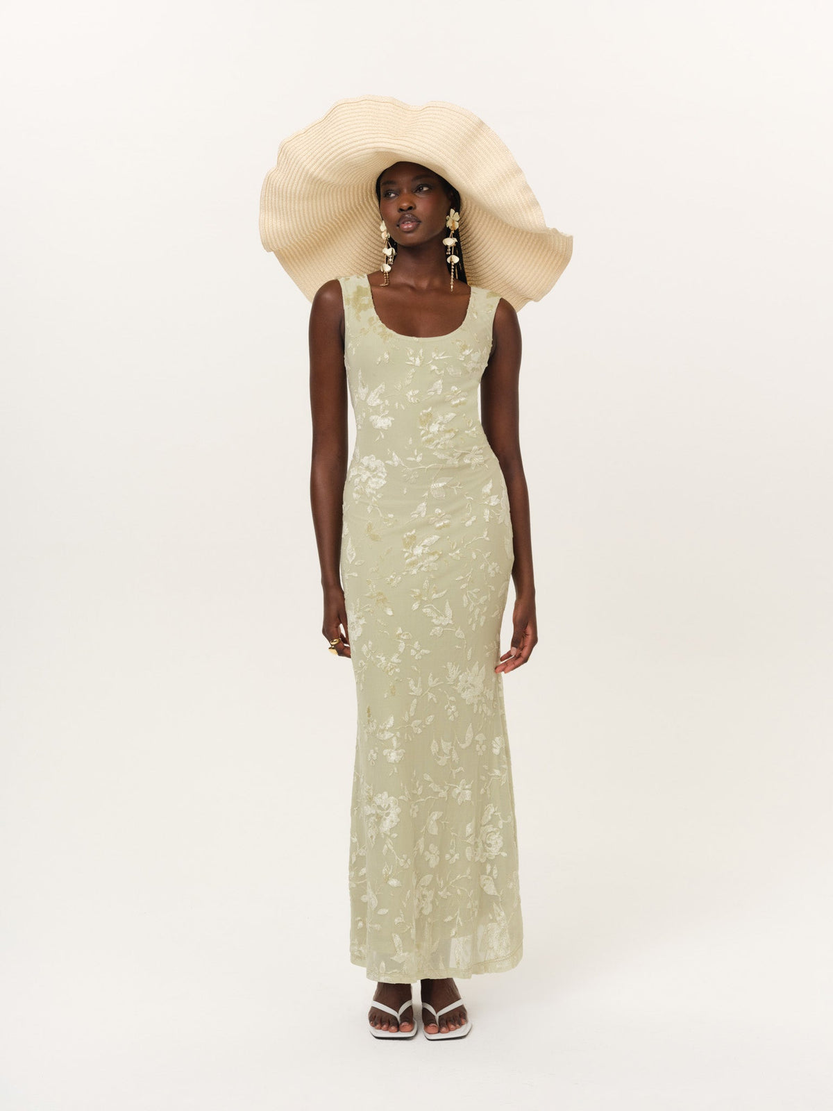 For Love & Lemons Limesicle Maxi Dress