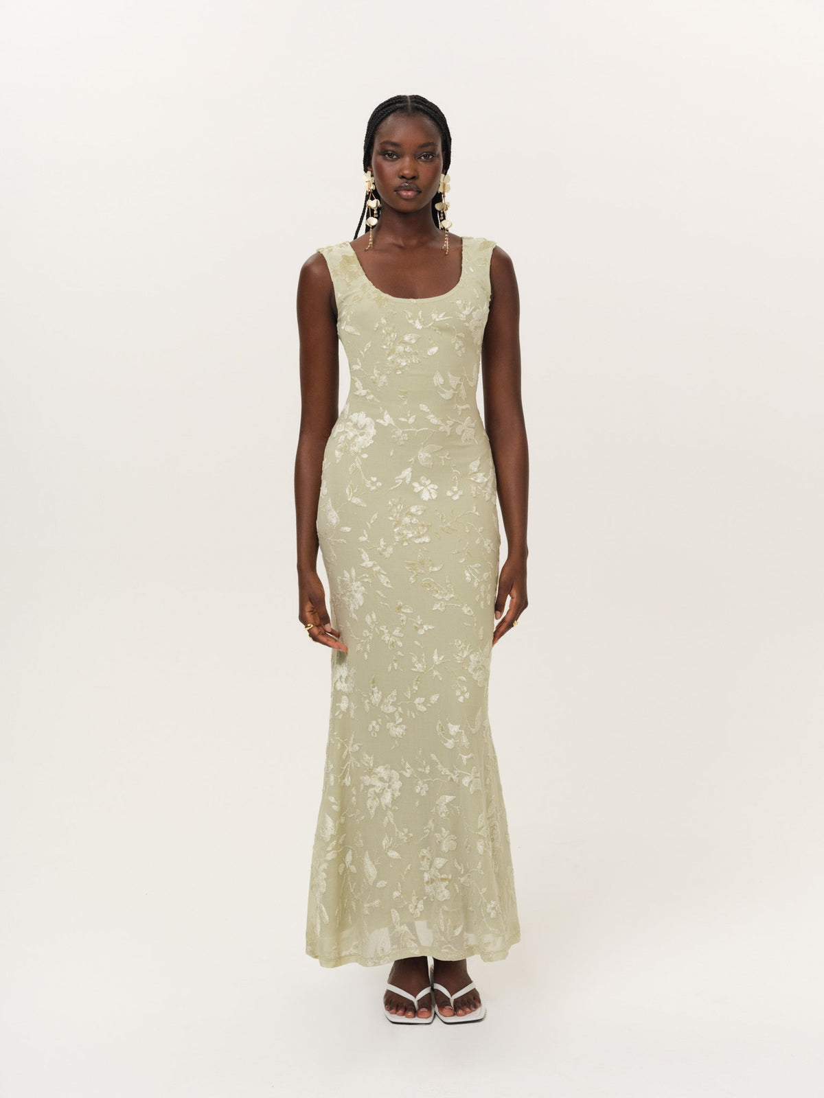 For Love & Lemons Limesicle Maxi Dress
