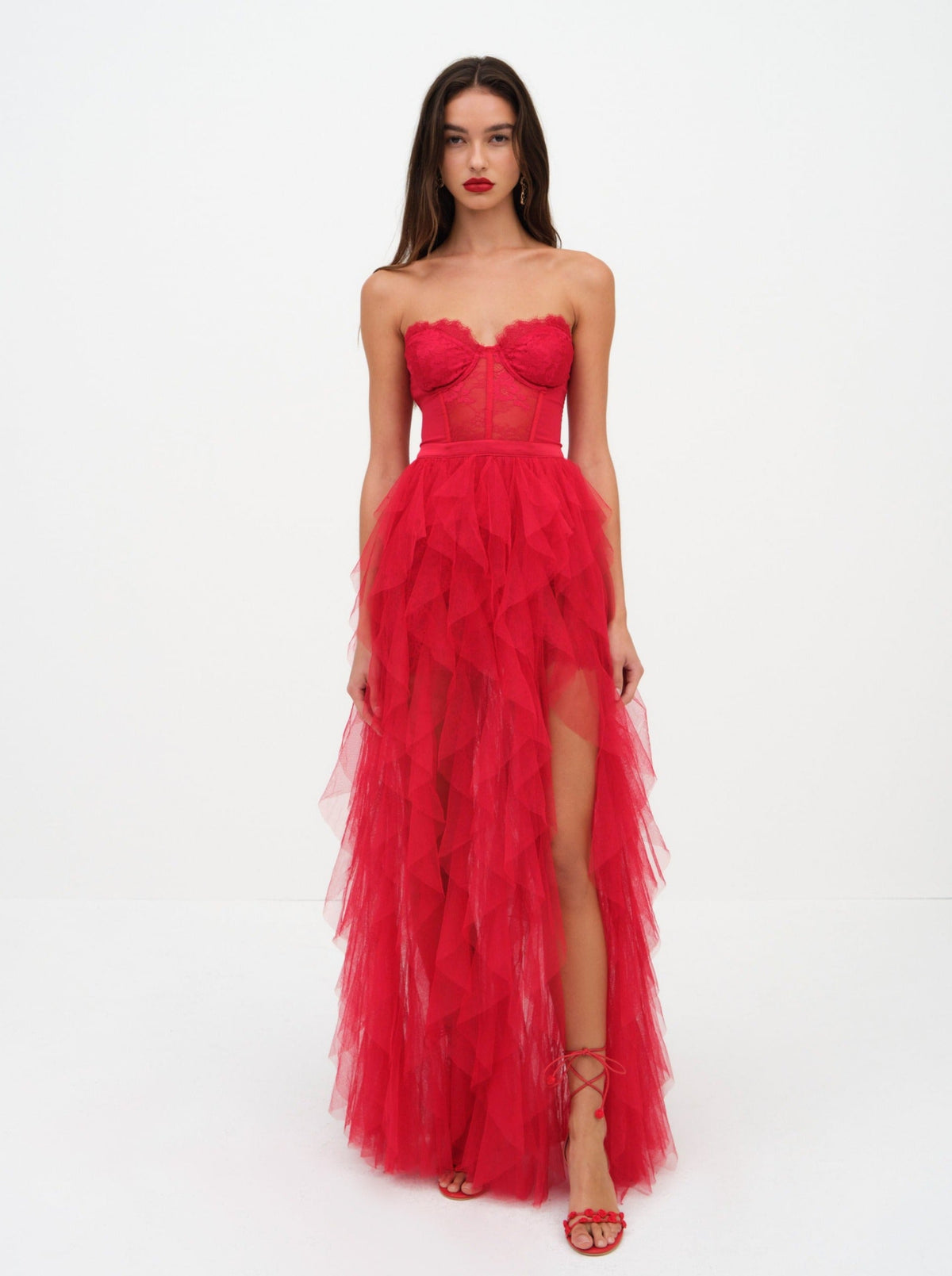 For Love & Lemons Bustier Gown