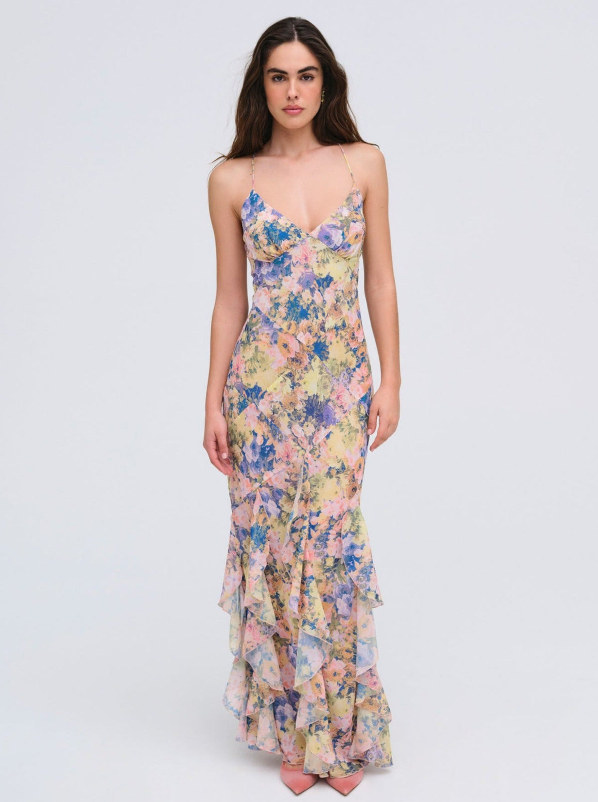 For Love & Lemons Elea Maxi Dress