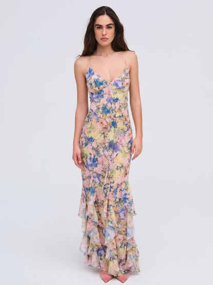 For Love & Lemons Elea Maxi Dress
