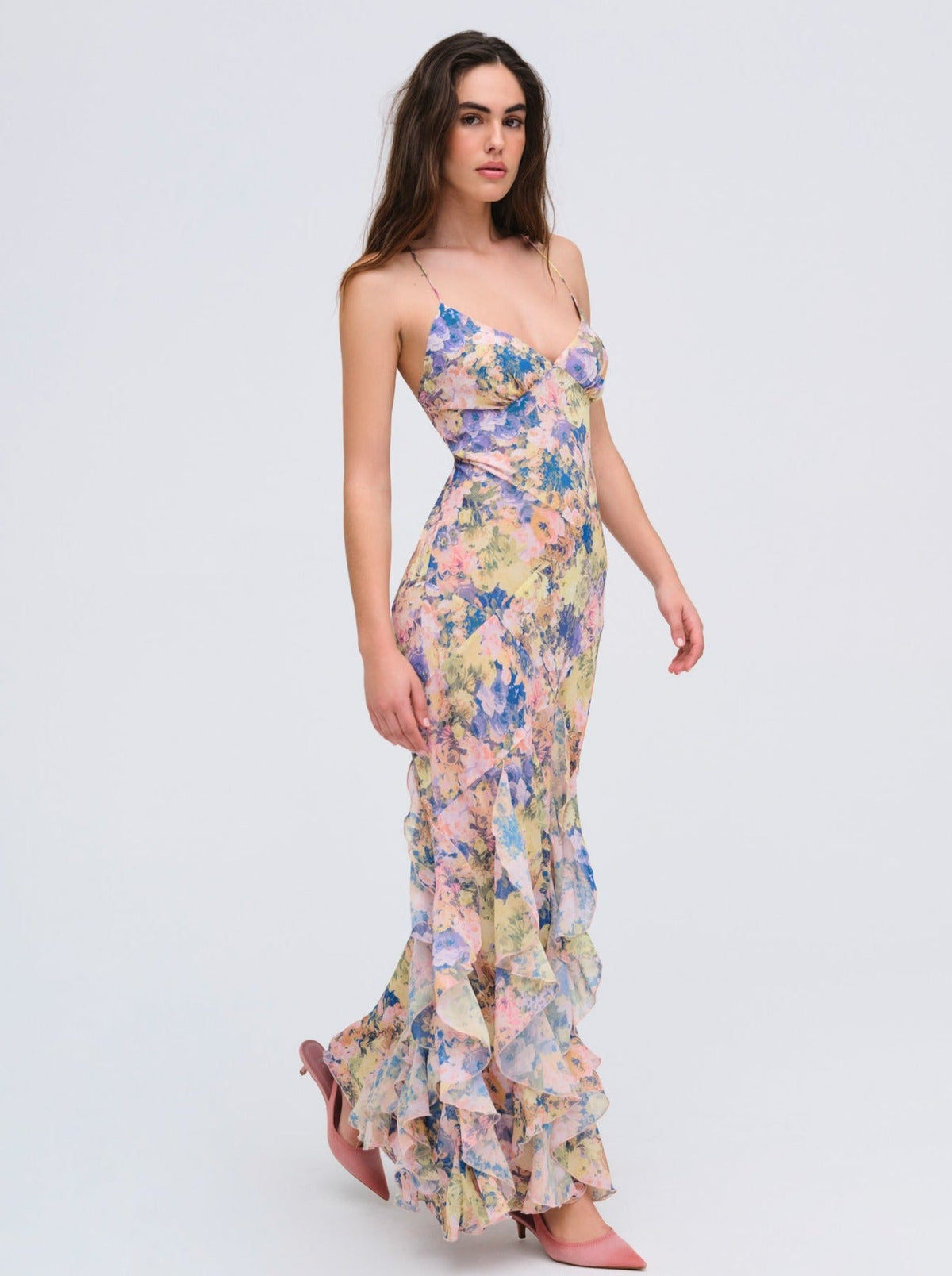 For Love & Lemons Elea Maxi Dress