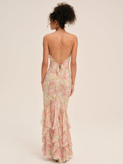 For Love & Lemons Elea Maxi Dress