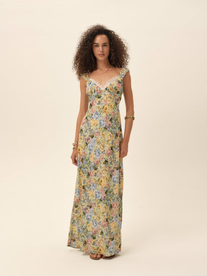 For Love & Lemons Emmaline Maxi Dress