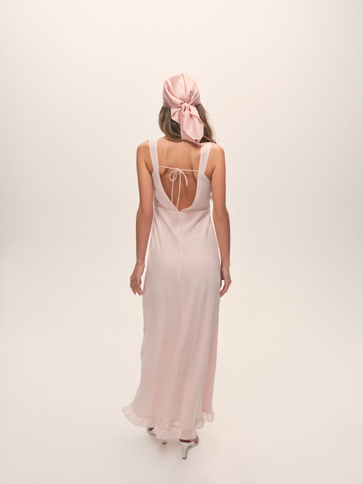 For Love & Lemons Sunset Maxi Slip Dress