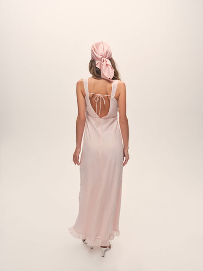 For Love & Lemons Sunset Maxi Slip Dress