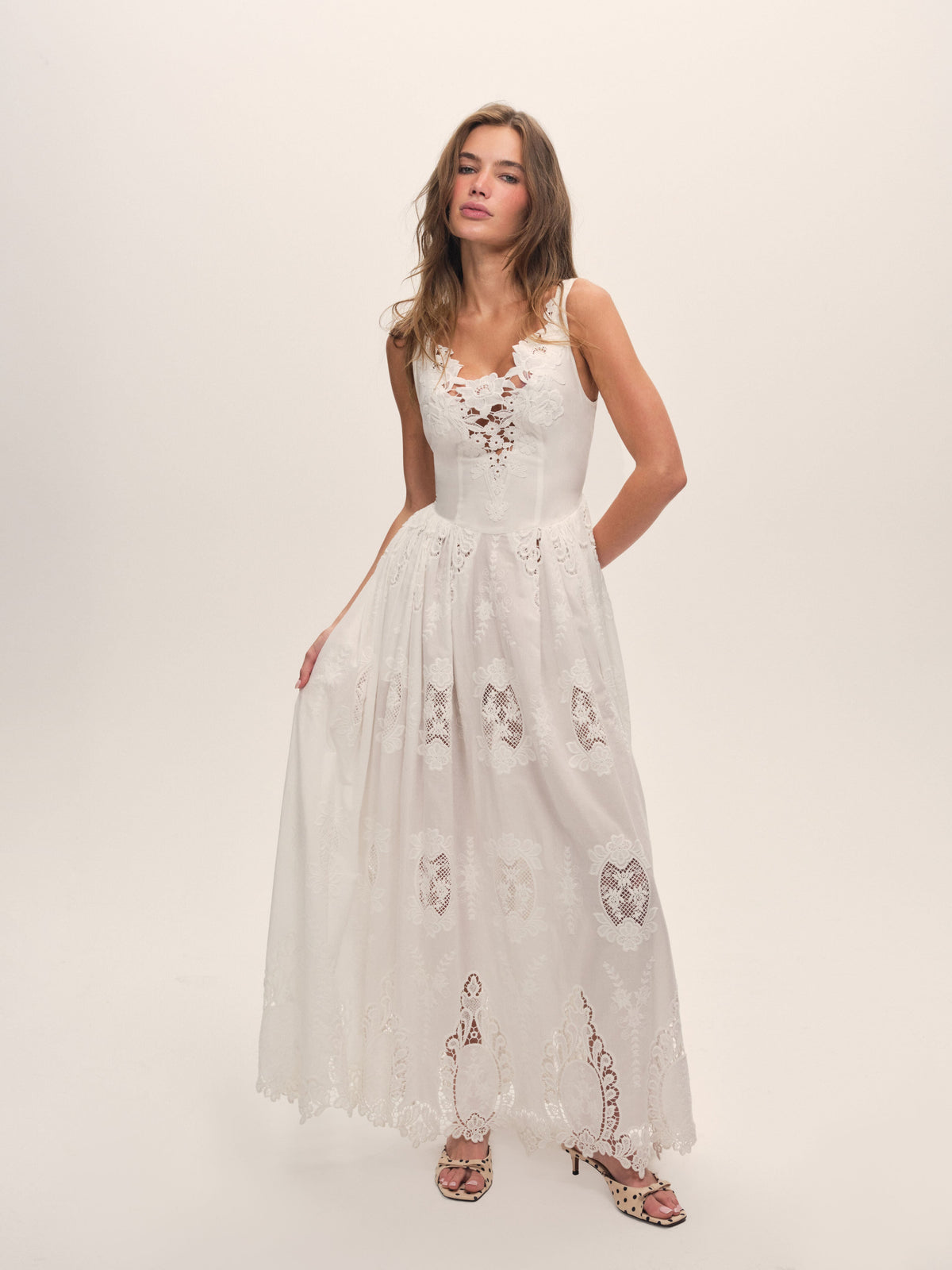 For Love & Lemons Nicola Maxi Dress