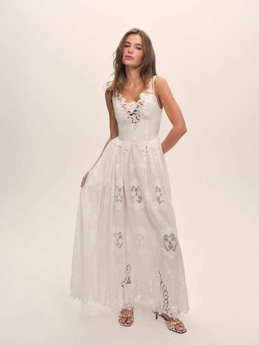 For Love & Lemons Nicola Maxi Dress
