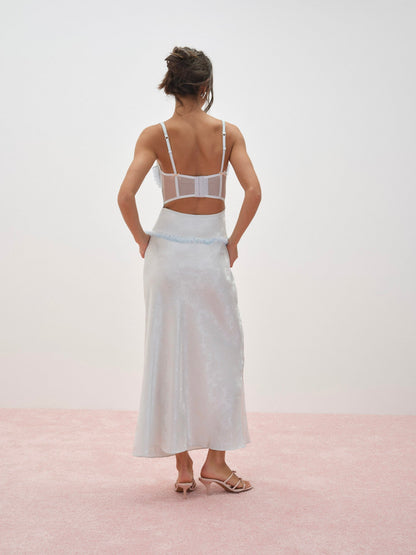 For Love & Lemons Maribel Maxi Slip Dress