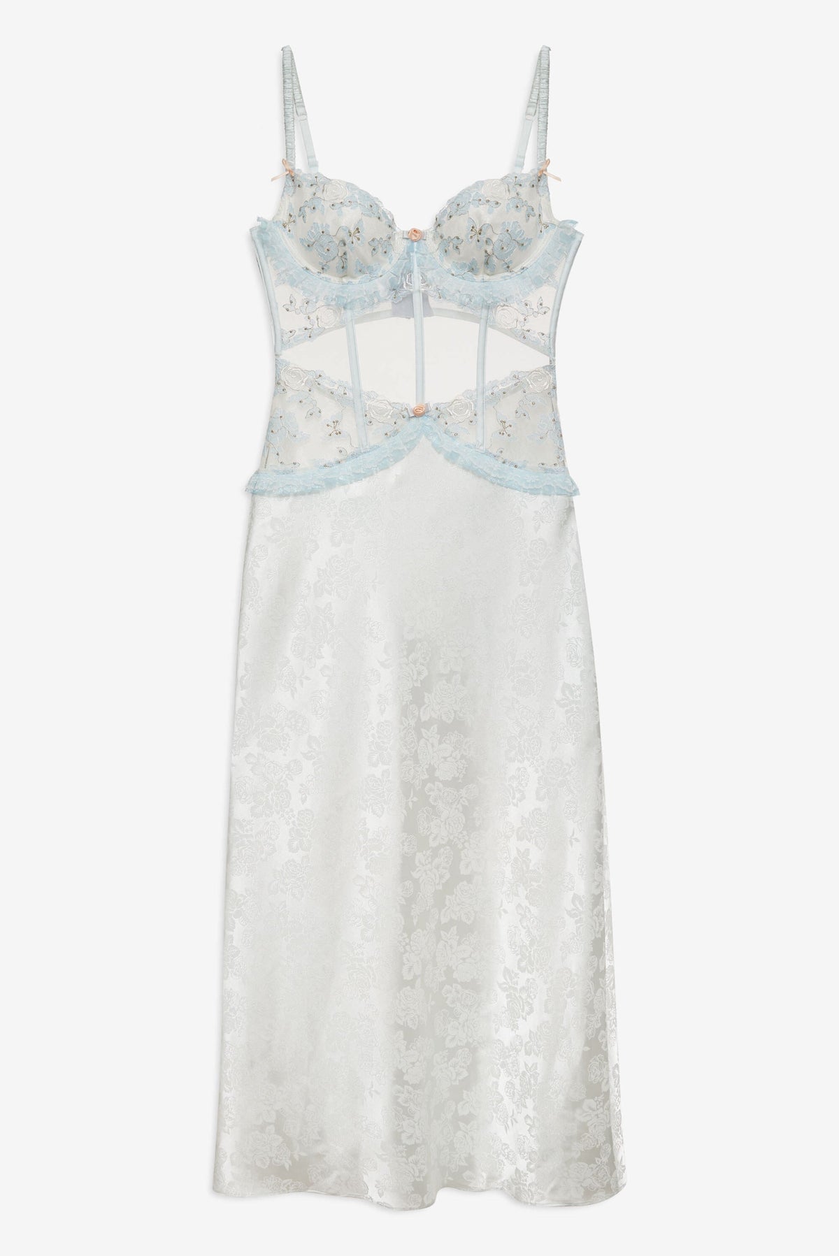 For Love & Lemons Maribel Maxi Slip Dress