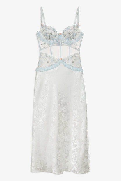 For Love & Lemons Maribel Maxi Slip Dress