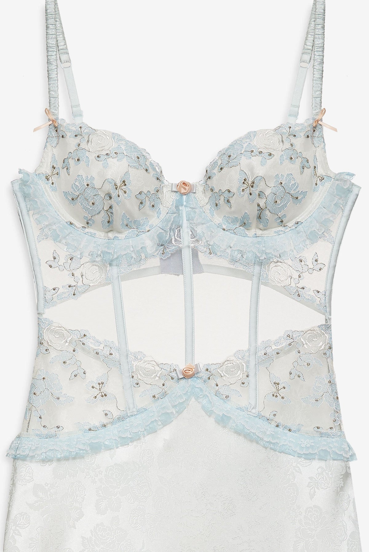 For Love & Lemons Maribel Maxi Slip Dress