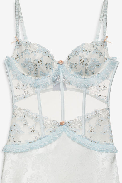 For Love & Lemons Maribel Maxi Slip Dress