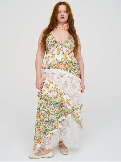For Love & Lemons Rosalyn Maxi Dress