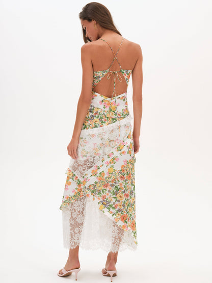 For Love & Lemons Rosalyn Maxi Dress