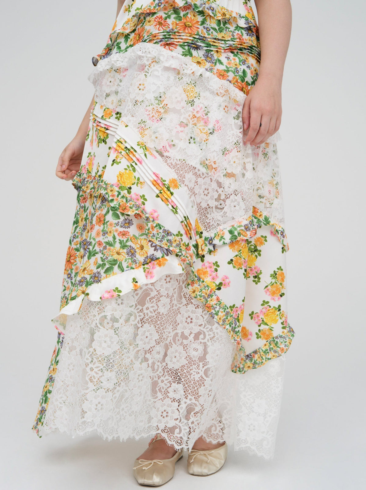 For Love & Lemons Rosalyn Maxi Dress