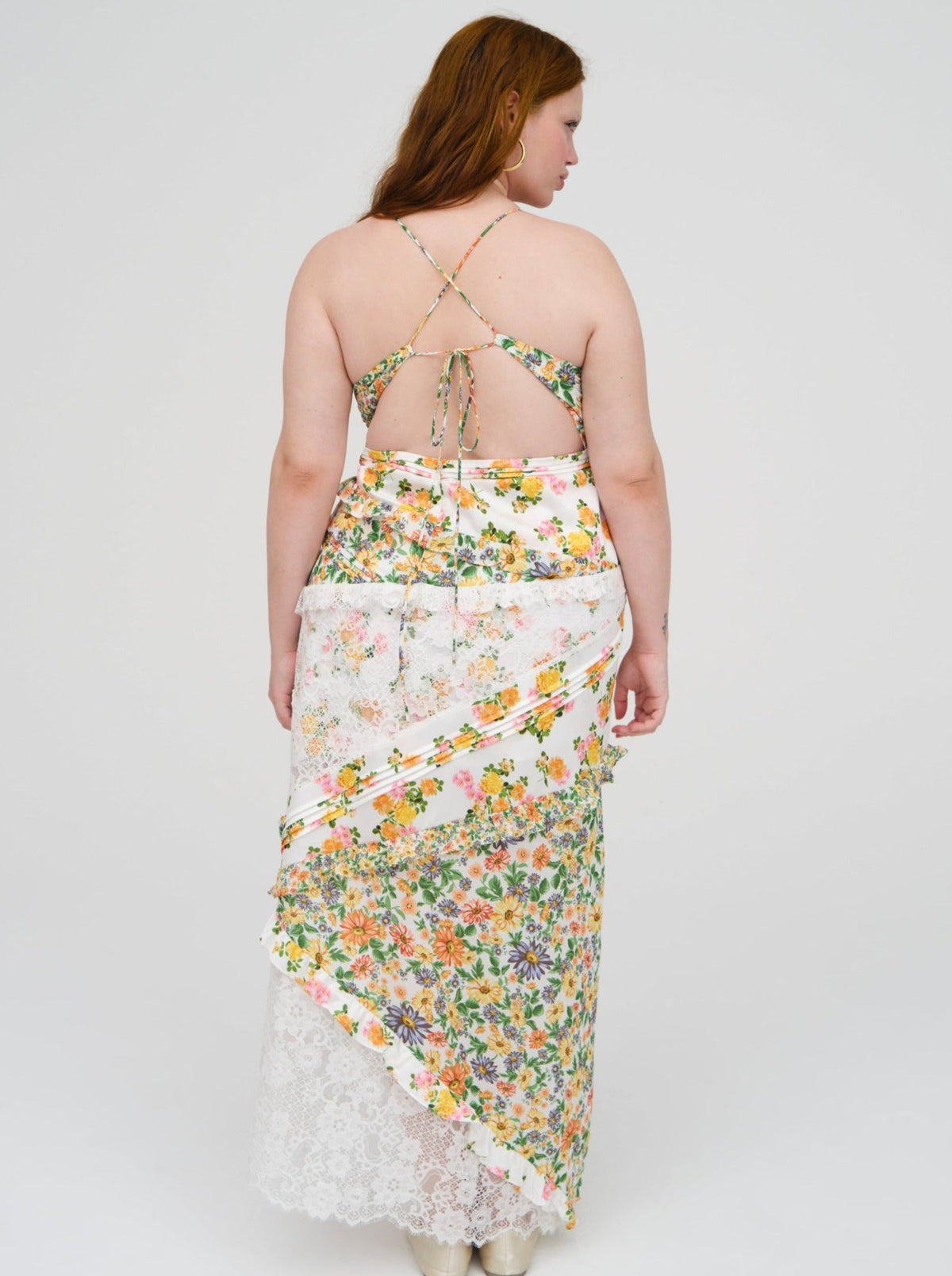 For Love & Lemons Rosalyn Maxi Dress