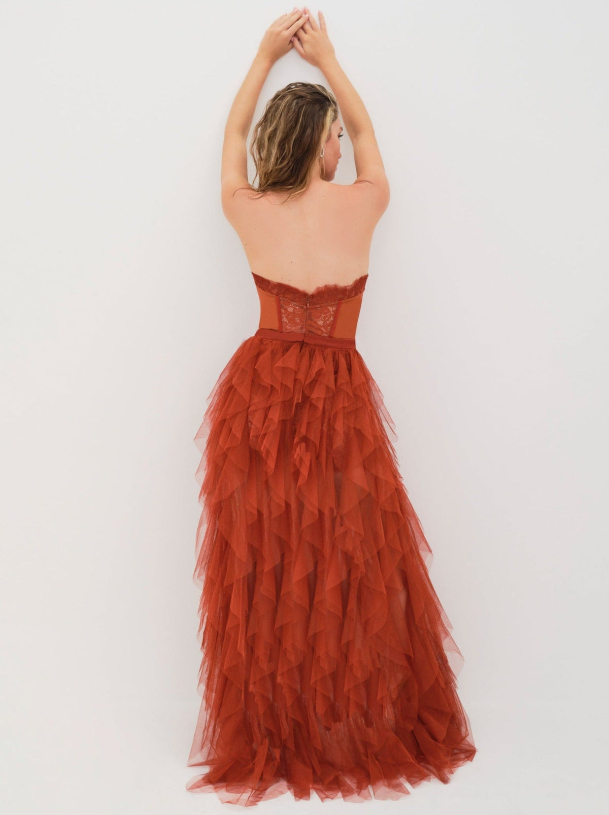 For Love & Lemons Bustier Gown