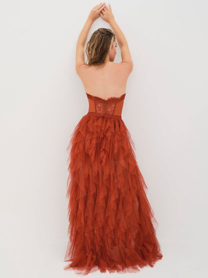For Love & Lemons Bustier Gown