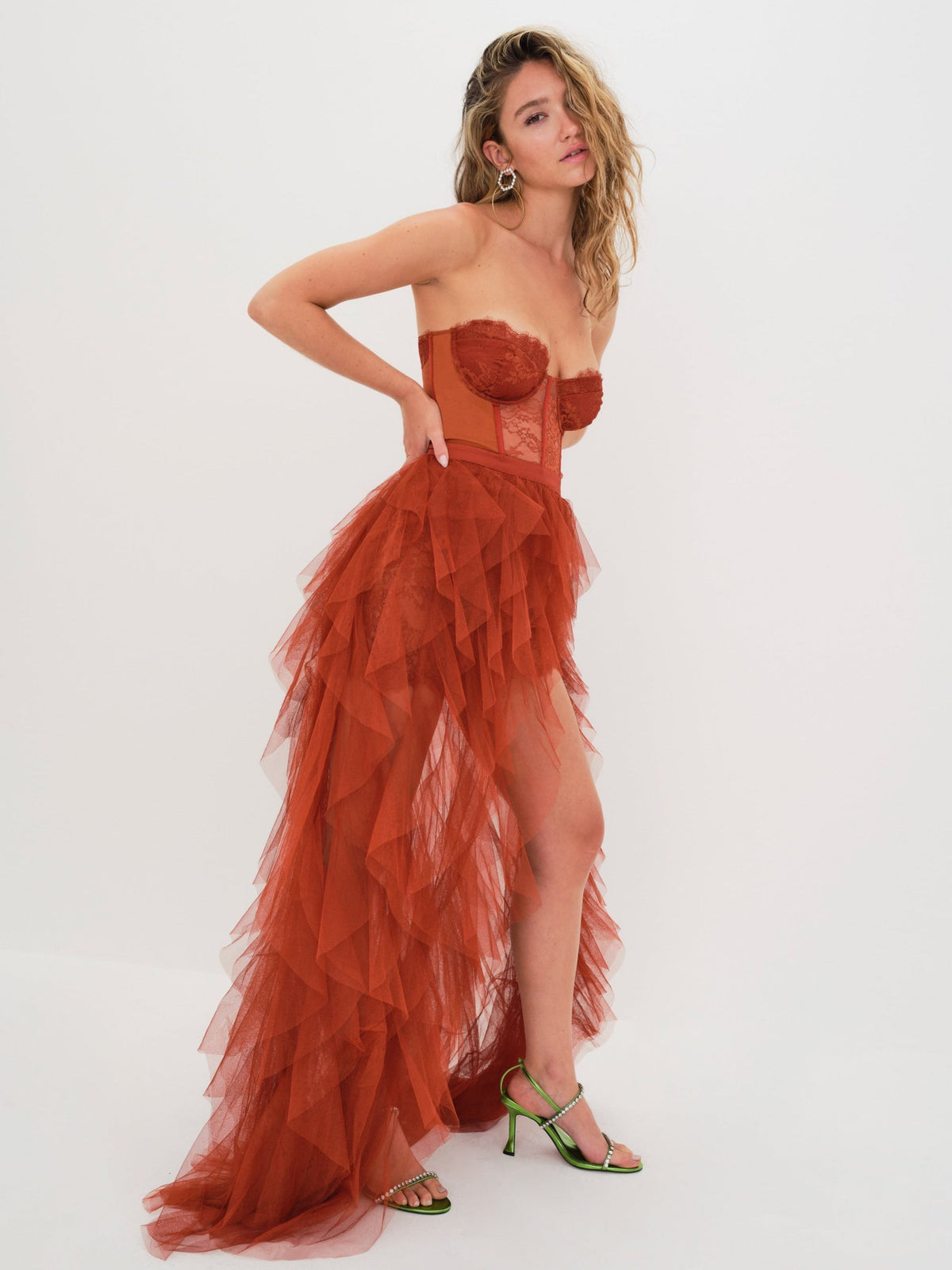 For Love & Lemons Bustier Gown