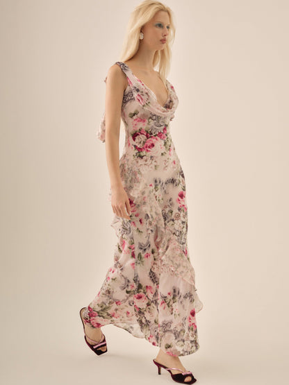 For Love & Lemons Nora Maxi Dress