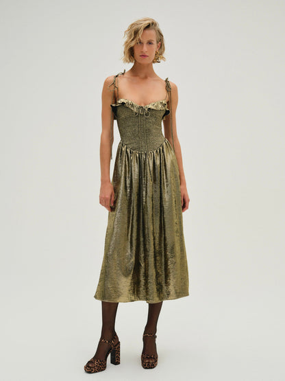 For Love & Lemons Bethany Midi Dress