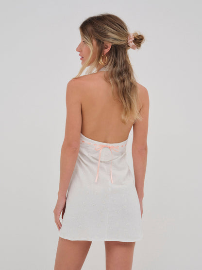 For Love & Lemons Summer Swirl Eyelet Slip Dress