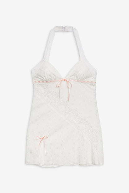 For Love & Lemons Summer Swirl Eyelet Slip Dress