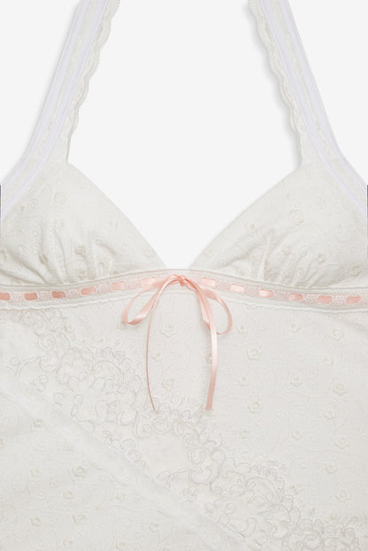 For Love & Lemons Summer Swirl Eyelet Slip Dress