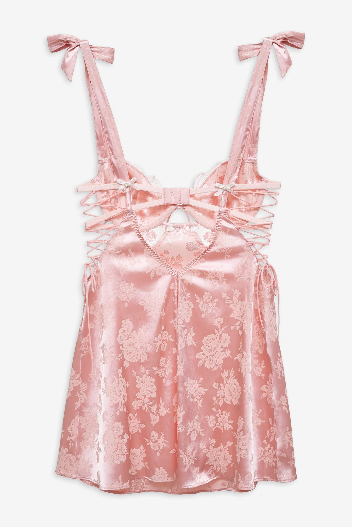 For Love & Lemons Le Fleur Slip Dress