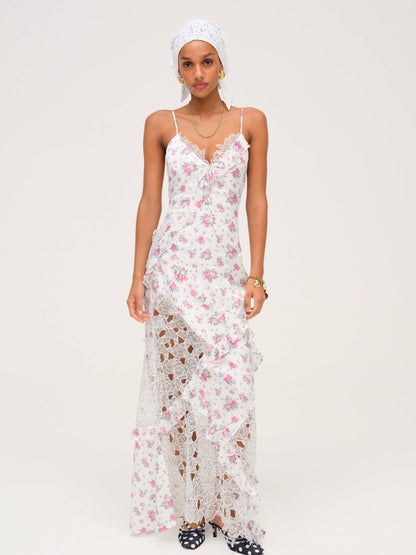 For Love & Lemons Josalyn Maxi Dress