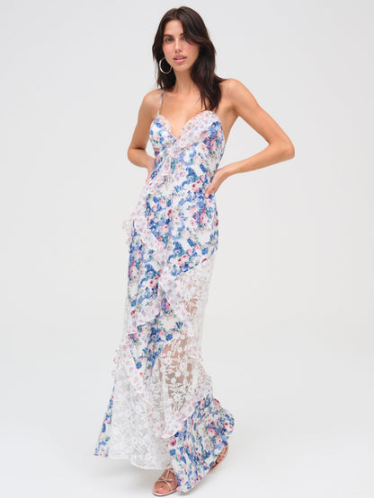 For Love & Lemons Josalyn Maxi Dress