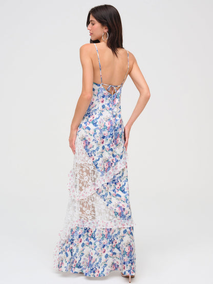 For Love & Lemons Josalyn Maxi Dress