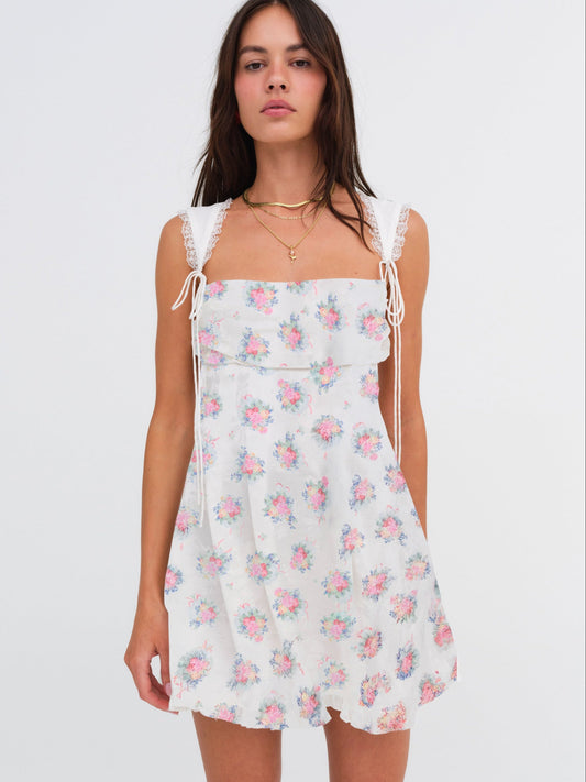 For Love & Lemons Holland Mini Dress