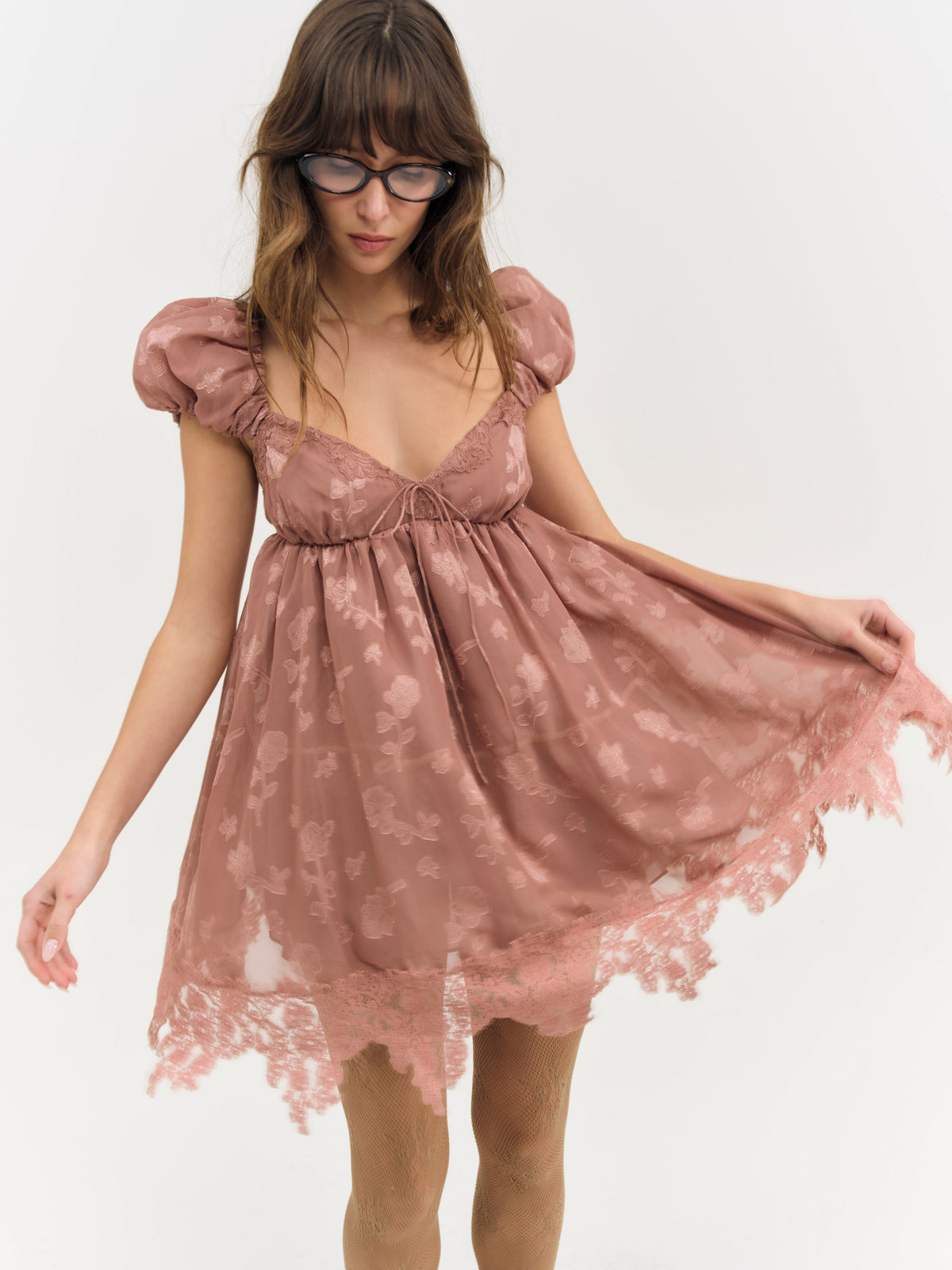 For Love & Lemons Olivia Mini Dress