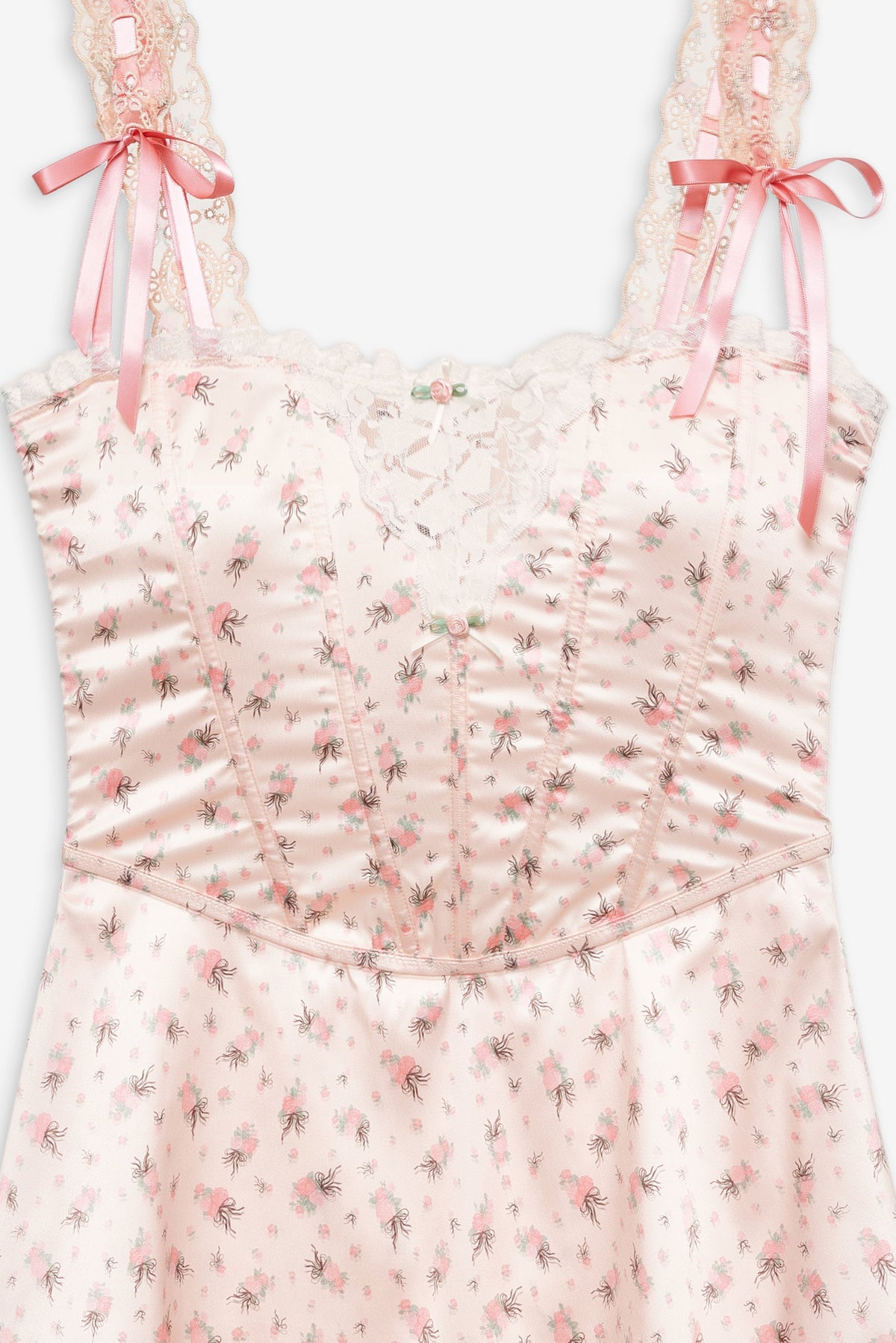For Love & Lemons Peaches & Cream Slip Dress
